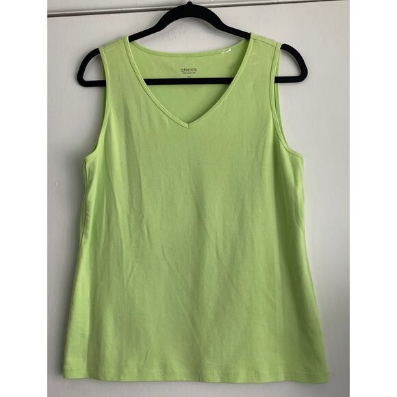 Chico's Jacket Lime Green Lace Cut Out Sheer Button Up 3/4 Sleeves Size 2 US 12 - Picture 5 of 15